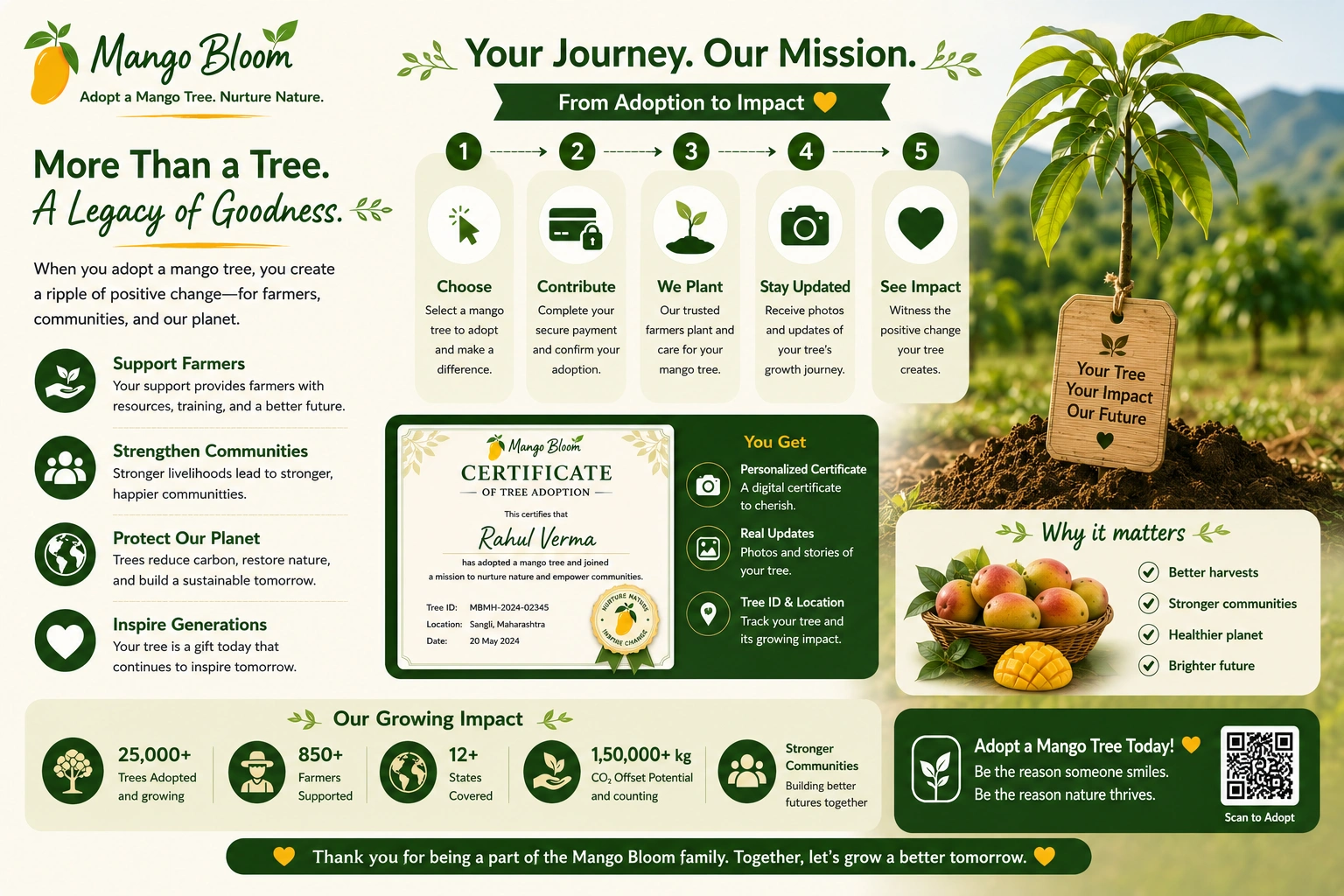 Mango fruit and yield sharing visual